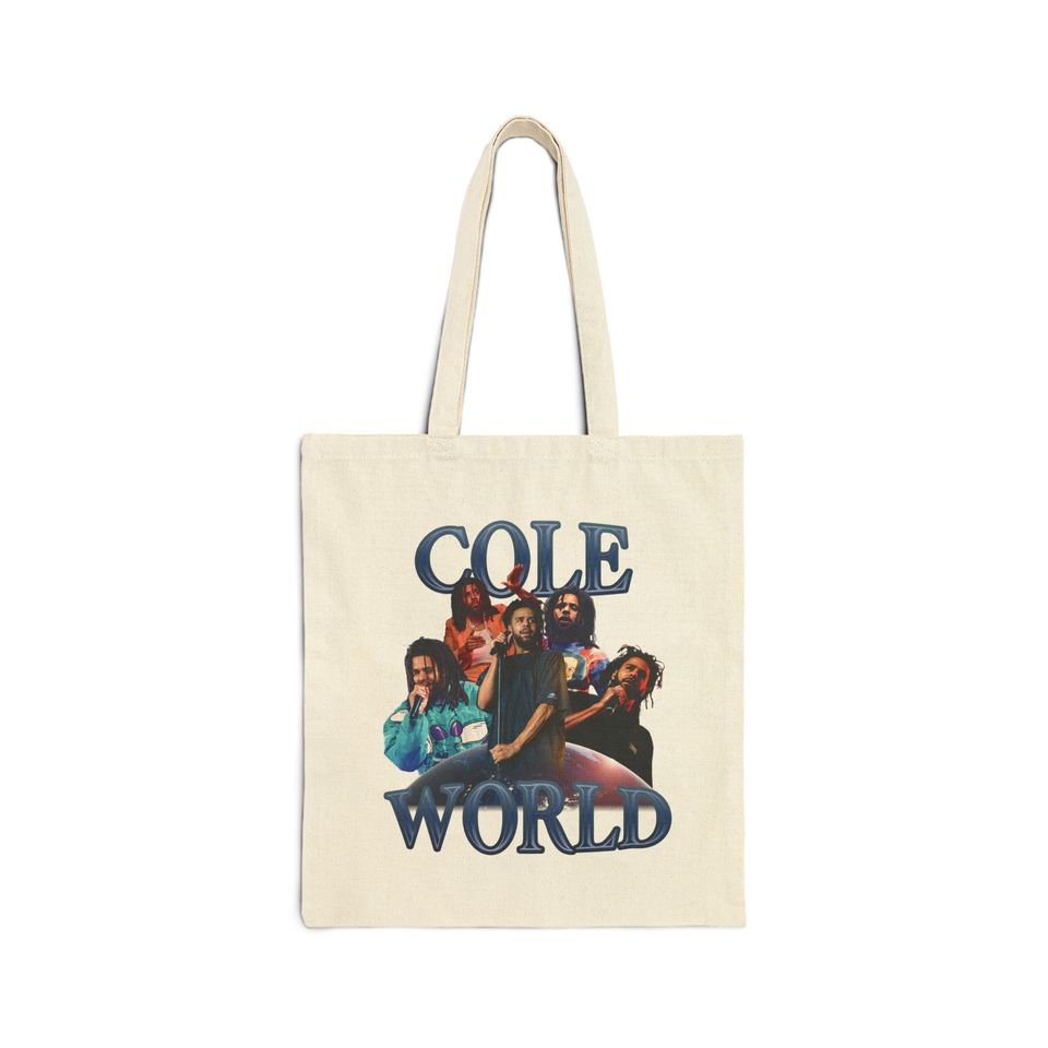 J. Cole Tote Bag, Music Lover Shoulder Tote Bag, Shopping Bag Gifts