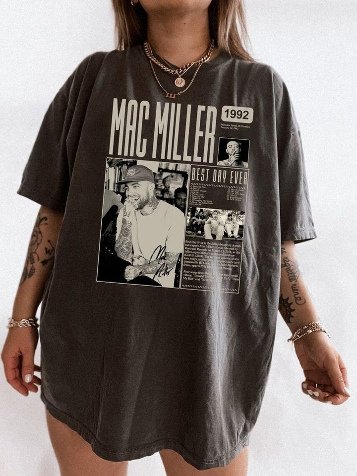 Mac Millers 90s Shirt, Mac Millers Sweatshirt,Mac Self Care Shirt, Vintage Bootleg Shirt, Mac Fan Gift, Graphic Tees For Men Women