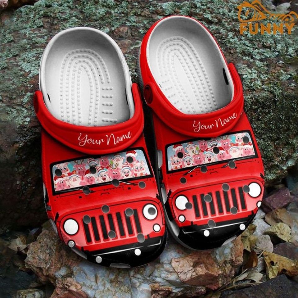 Personalized Jeep Crocs Clogs Comfortable Crocband Shoes For Men Women, Clogs Shoes For Men Women and Kid, Funny Clogs Crocs