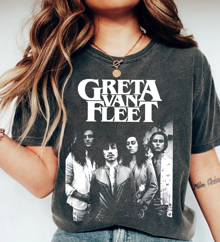 Rock Band Greta Van Fleet Shirt, Graphic Greta Van Fleet Starcatcher World Tour 2024 shirt, Greta Van Fleet Shirt, Gift for Fans Men Women