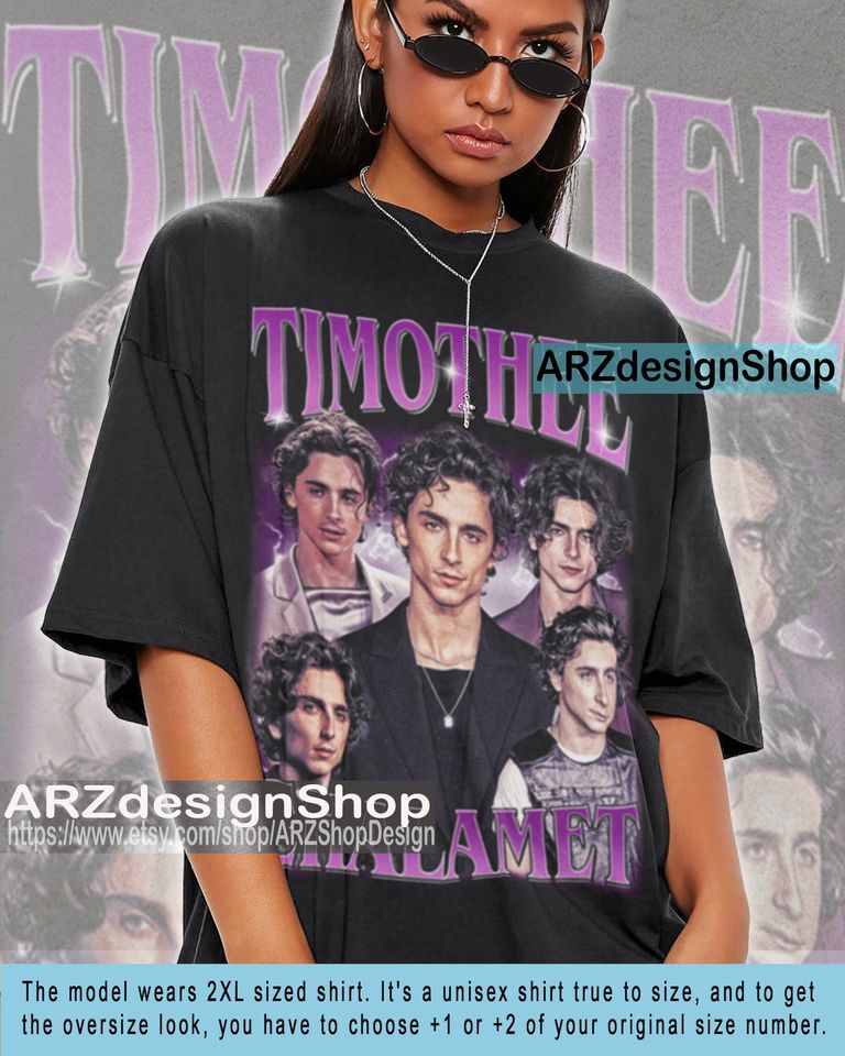 Limited Timothee Chalamet Cotton Short Sleeve Shirt Gift, Graphic Tee Horror movie T-Shirt, Vintage 90s Timothee Chalamet shirt, Unisex Character Movie