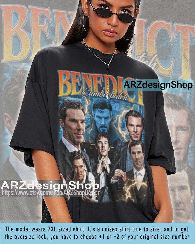 Limited Benedict Cumberbatch Shirt Gift, Cotton Short Sleeve Shirt, Graphic Tee Horror movie T-Shirt, Vintage 90s Benedict Cumberbatch shirt, Unisex Movie
