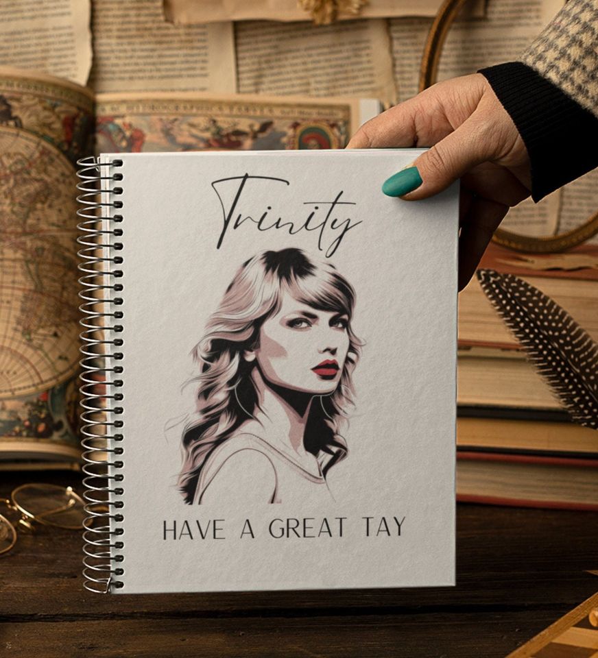 Personalised TTaylor Swift Spiral Notebook Ruled Line | Taylor Journal | Back to school gift | Fan Merch