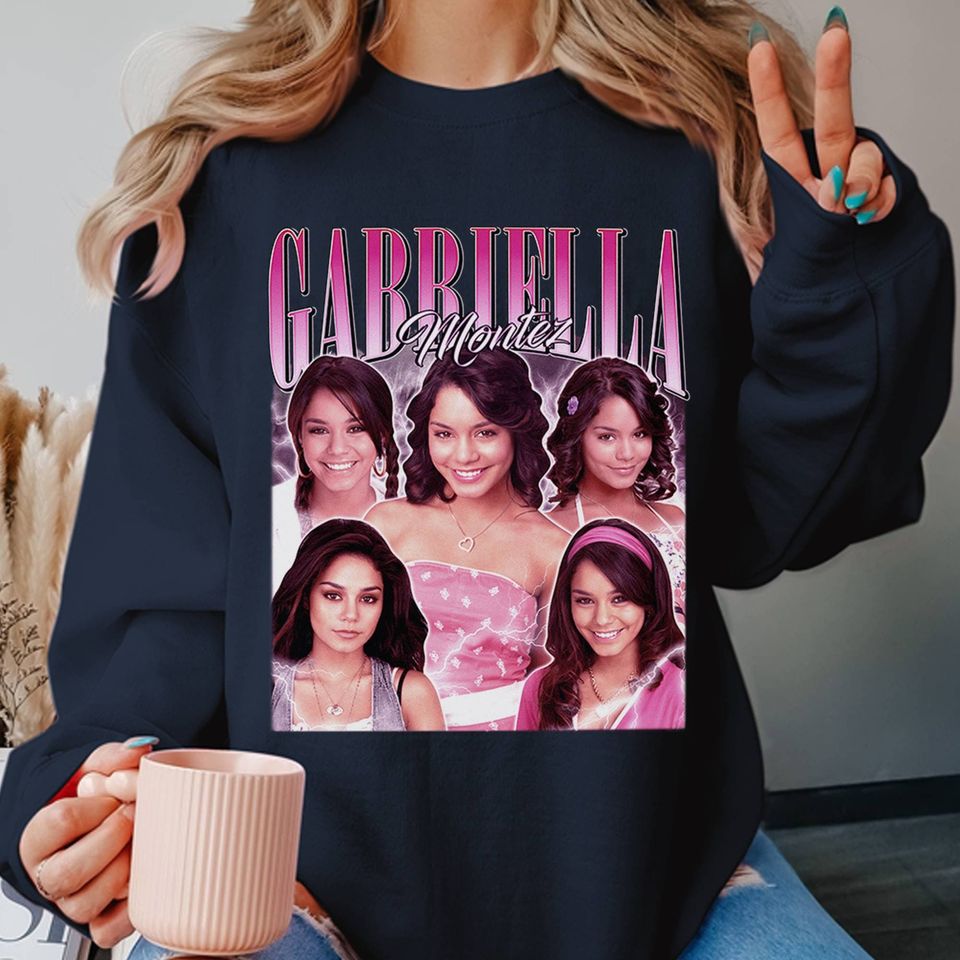 Vintage Gabriella Montez High School Musical Sweatshirt, Gabriella Montez Homage Shirt, High School Musical Shirt Disneyland Movie Shirt