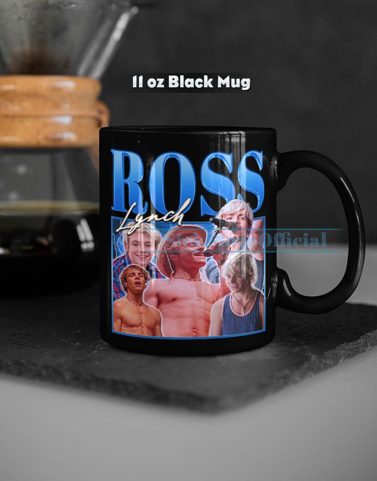 ROSS LYNCH Coffee Mug, Ross Lynch Tea Mug, Ross Lynch Drinkware, Ross Lynch Mug, Ross Lynch Merch Gift, Ross Shor Lynch Print Mugs
