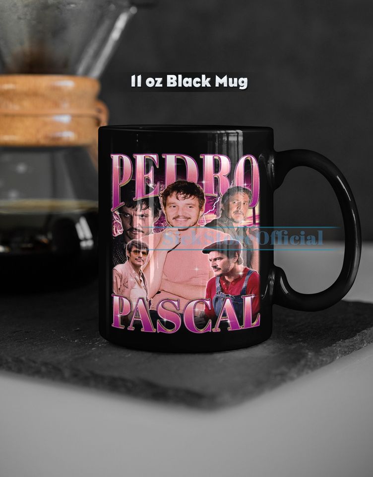 PEDRO PASCAL Coffee Mug, Pedro Pascal Tea Mug, Pedro Pascal Drinkware, Pedro Pascal Mug, Pedro Pascal Merch Gift, Actor Pedro Pascal Mug