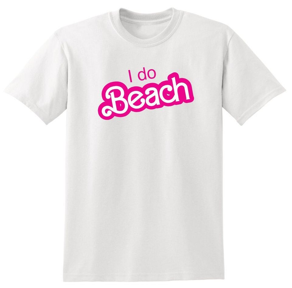 I do Beach Adult Unisex Shirt | Cotton Short Sleeve Tee | Breathable | Comfortable | Women Summer Casual Shirt