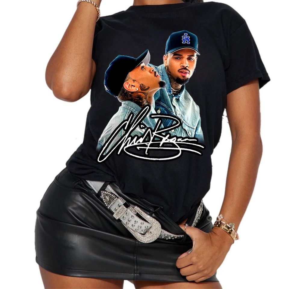 Chris Brown, Chris Brown Shirt, Vintage Chris Brown T-Shirt