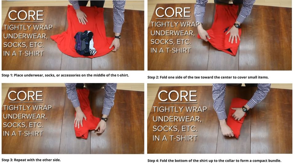 Bundle Wrapping method for travel