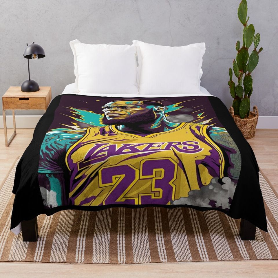LeBron James  Soft Cozy Throw Blanket  for men, women, Unisex, Trending Gifts