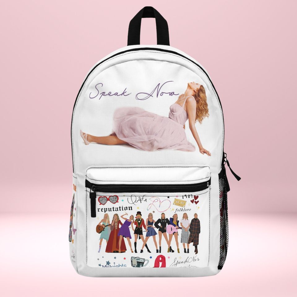 Personalized Taylor Version Inspired Backpack, Taylor Eras Tour Backpack, Taylor Merch School Bag, Travel Bag, Gift for Taylor Fan