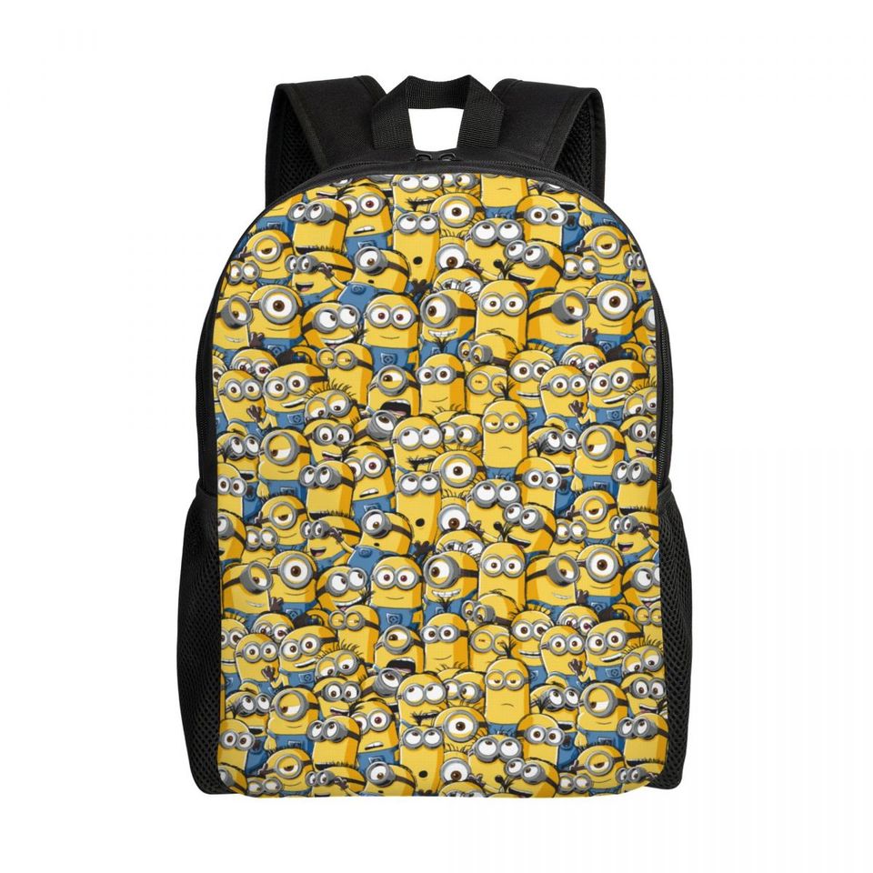 Minion Shool Backpack, Shoulder Bag, Minion Lover Gift, Back to School Gift