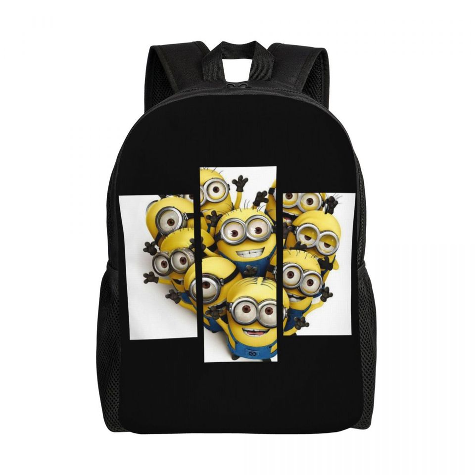 Minion Shool Backpack, Shoulder Bag, Minion Lover Gift, Back to School Gift