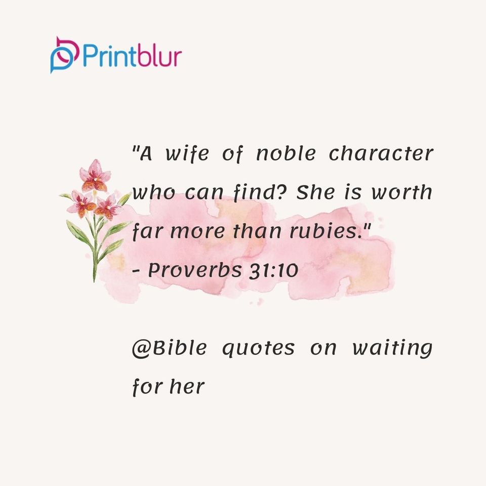 Bible quotes on waiting for her
