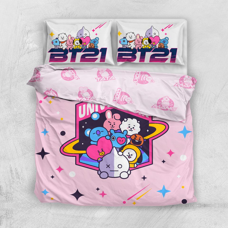 BT21 patterned Disney Bedding Sets