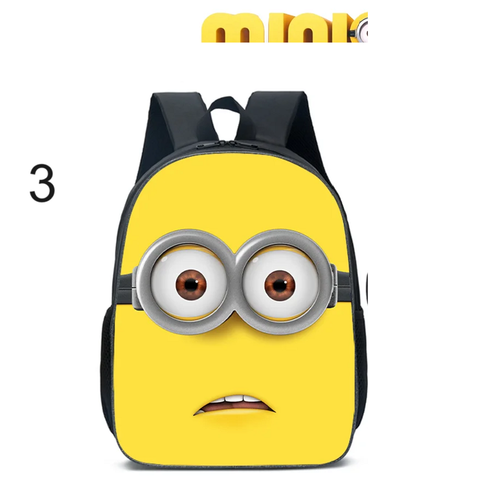 Minion Shool Backpack, Shoulder Bag, Minion Lover Gift, Back to School Gift