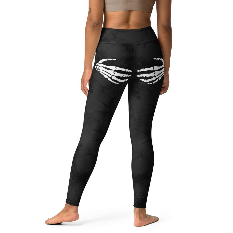 Skeleton Hand Leggings