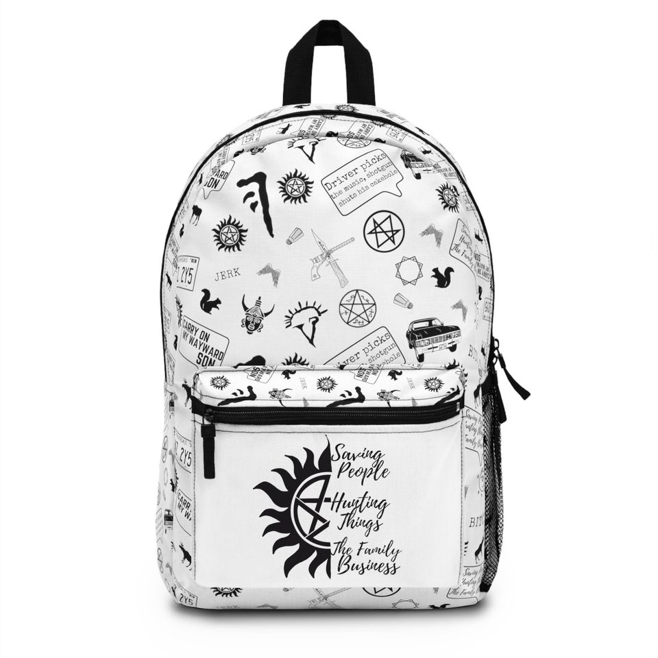 Supernatural Backpack, Sam and Dean overnight bag Casitel school bag ...