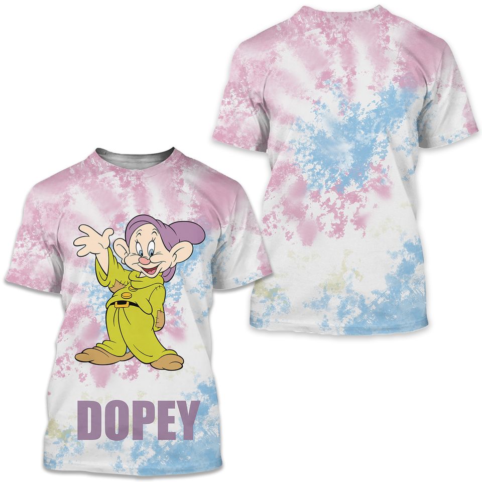 Seven Dwarfs Disney Shirt, Disney 3D Printed Shirt