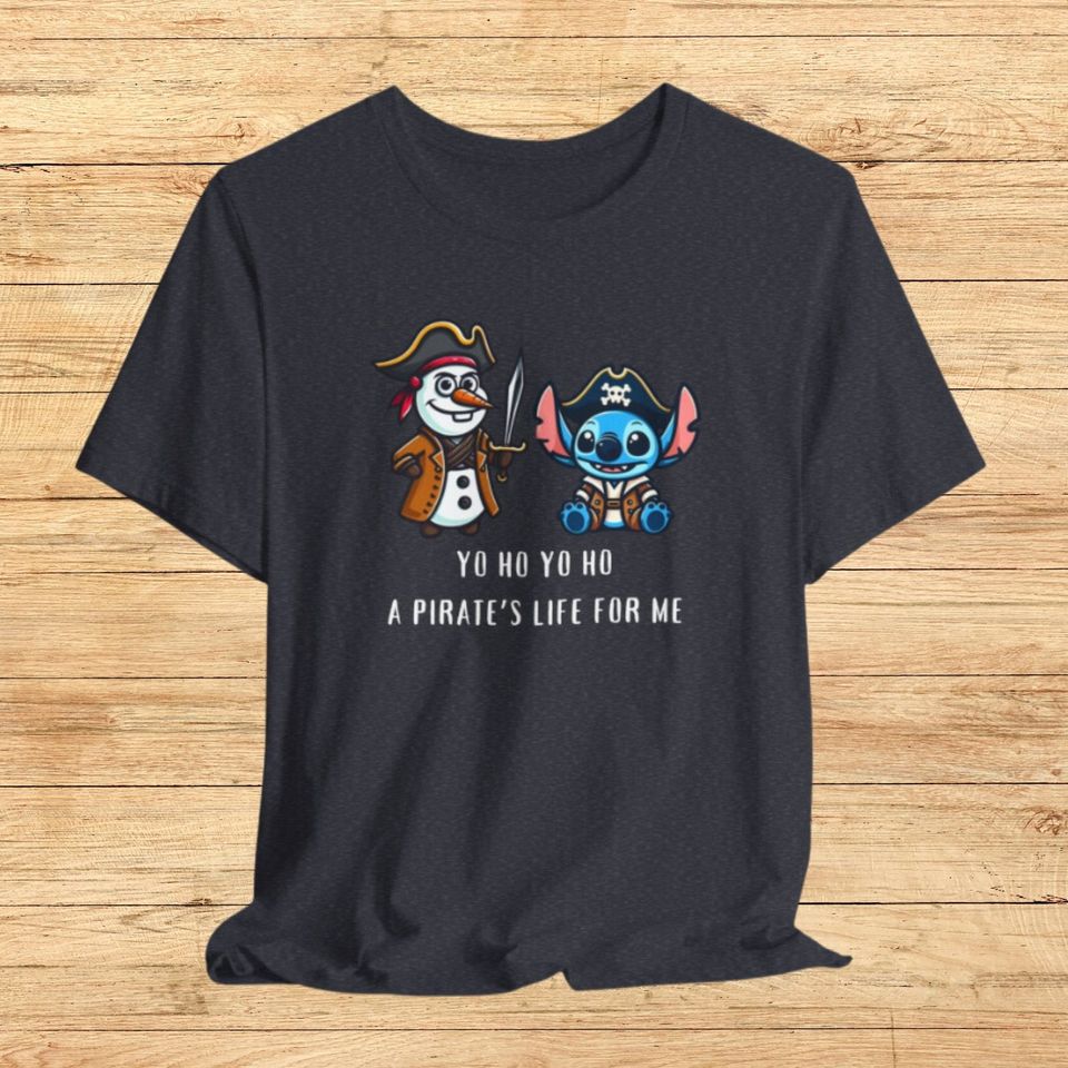 Stitch and Olaf pirate disney Shirt