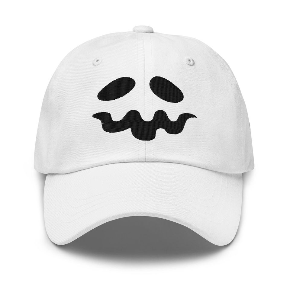 Harris Walz Scary Ghost Halloween Embroidered Dad Hat