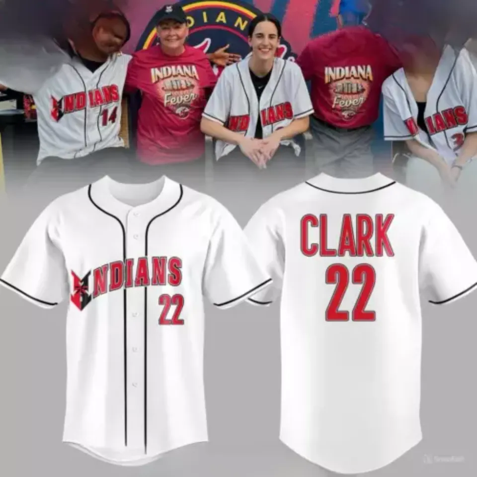 In.dia.na Fever Caitlin Clark Baseball Jersey