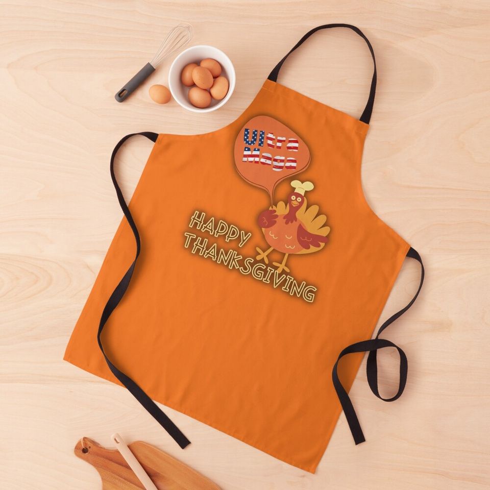 Happy Thanksgiving Ultra maga Apron