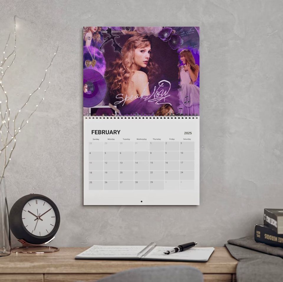 Taylor Calendar Eras Tour 2025 Wall Calendar Taylor taylor version