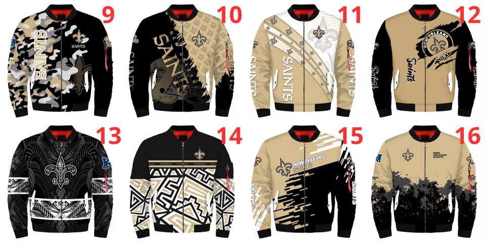 New Orleans Saints Men's Bomber Jacket
