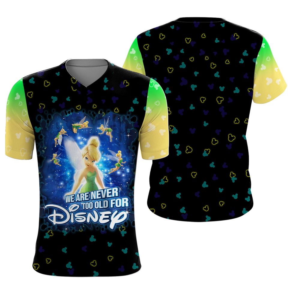 Tinker Bell Disney Shirt, Disney 3D Printed Shirt