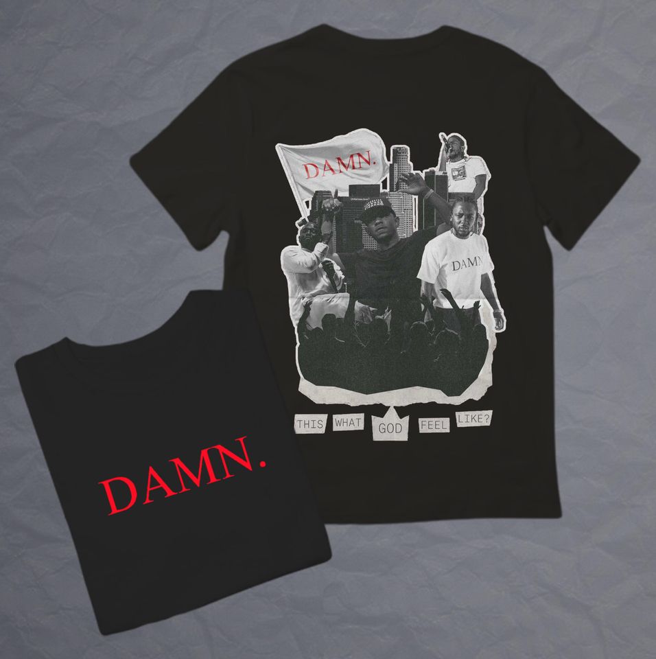 Kendrick Lamar DAMN Mr Morale Double Sided T Shirt