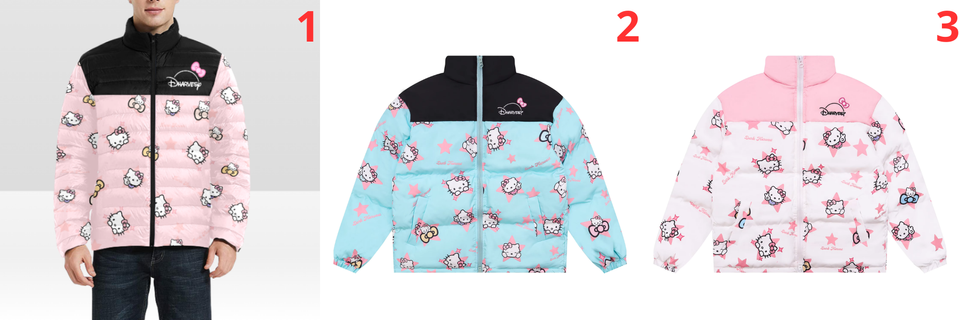 Sanrioed Hello Kitty Y2K Puffer Jacket