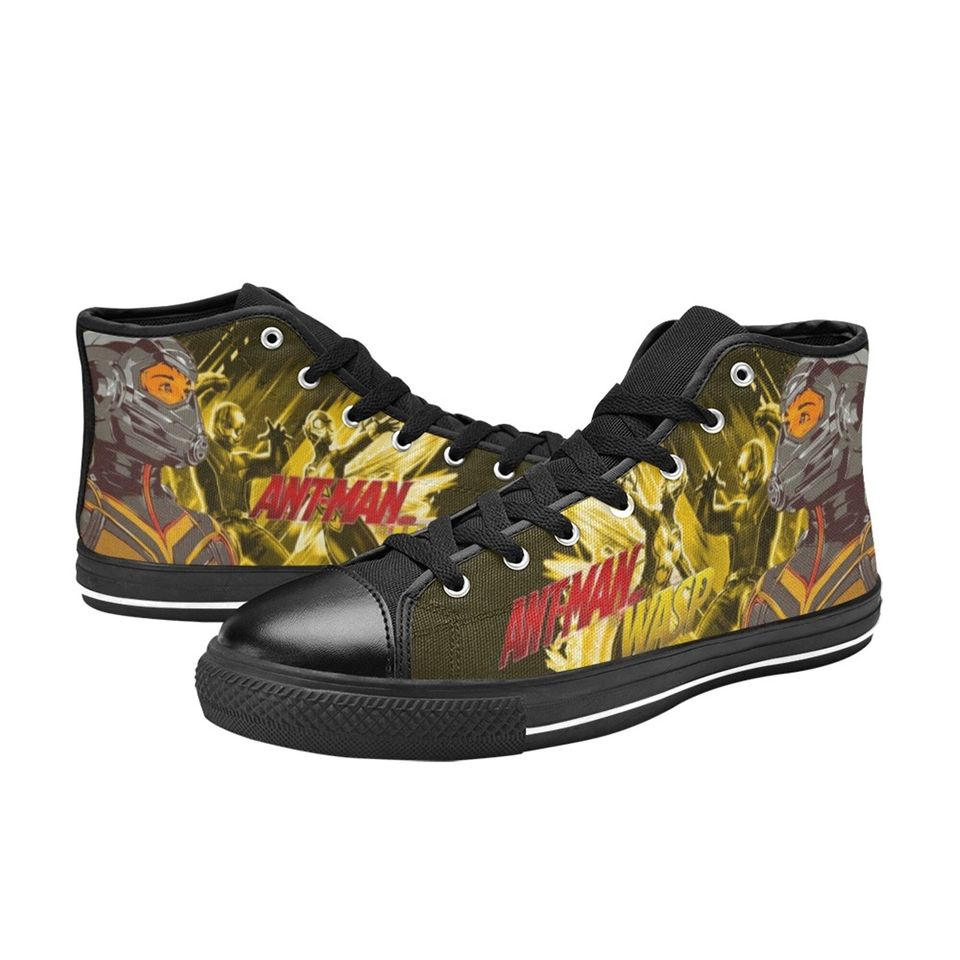Ant Man High Top Sneakers, Ant Man Best for Gift, Ant Man Shoes