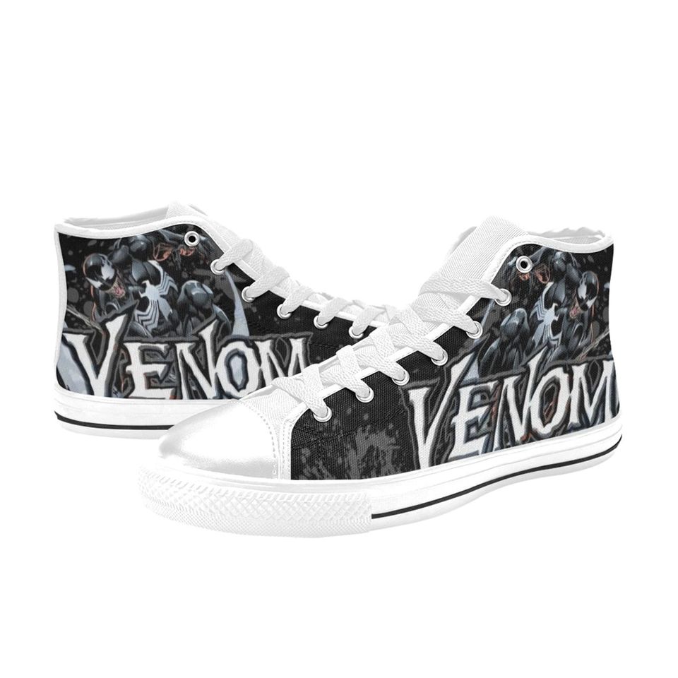 Venom Canvas High Top Sneakers, Venom Best for Gift