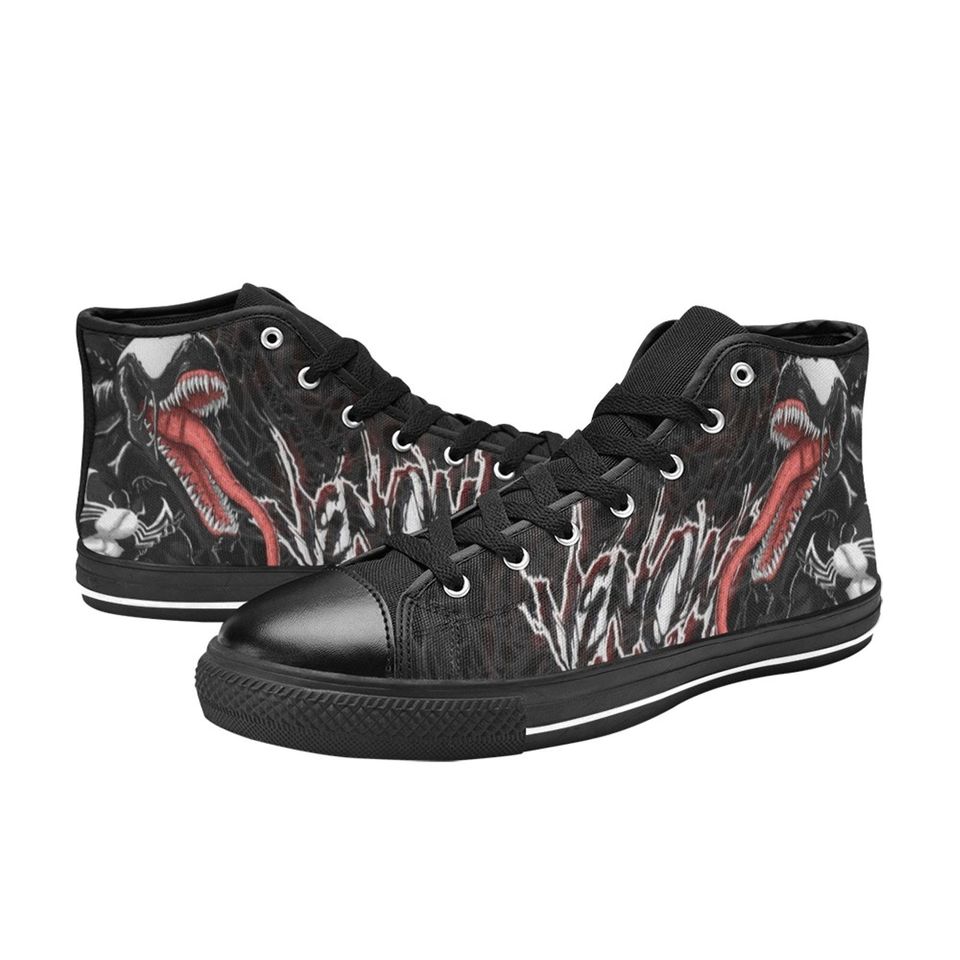 Venom Canvas High Top Sneakers, Venom Shoes