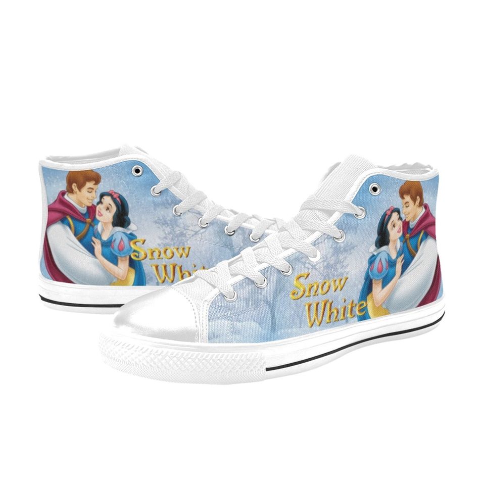 Snow White High Top Sneakers, Disney Snow White Shoes