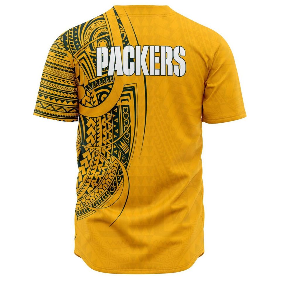 Green Bay Packers Baseball Jersey, Packers Baseball Jersey