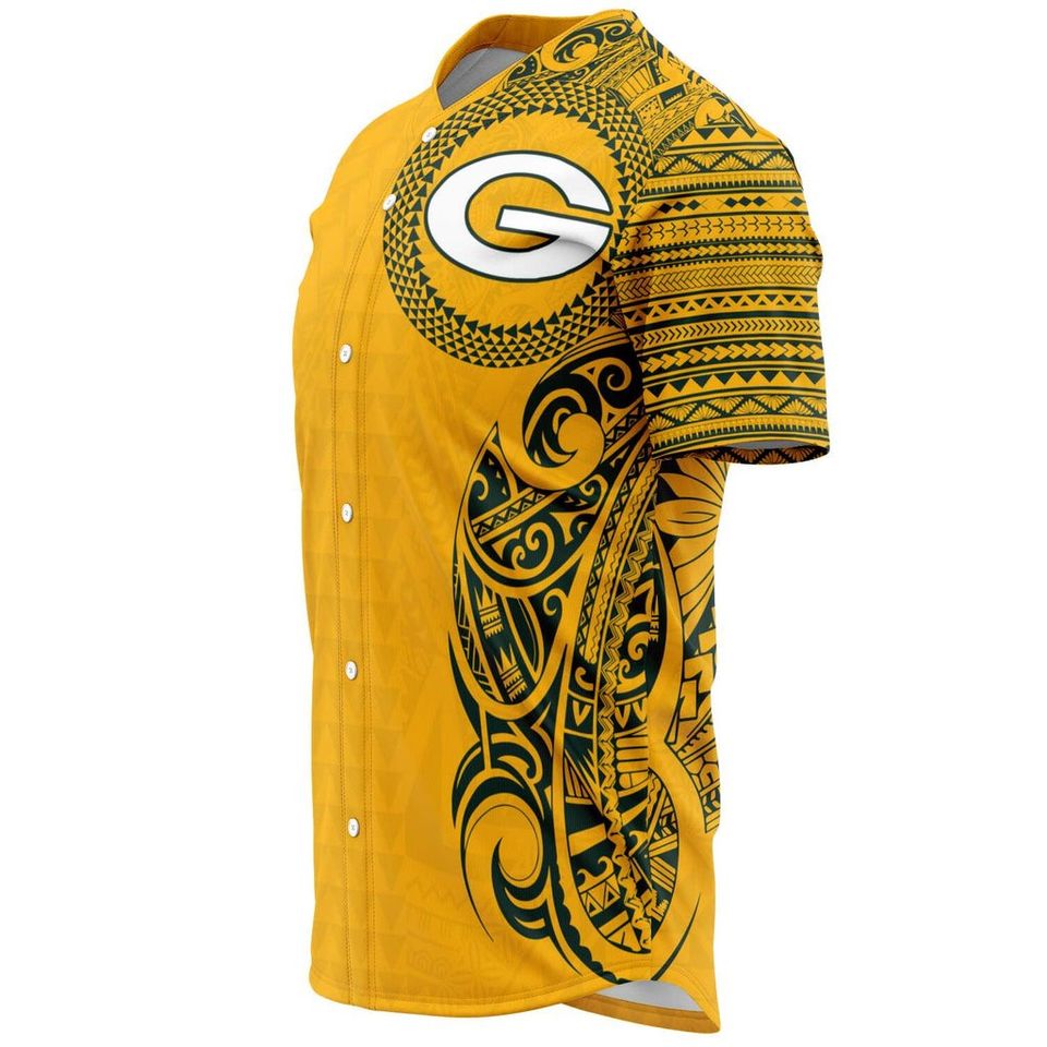 Green Bay Packers Baseball Jersey, Packers Baseball Jersey