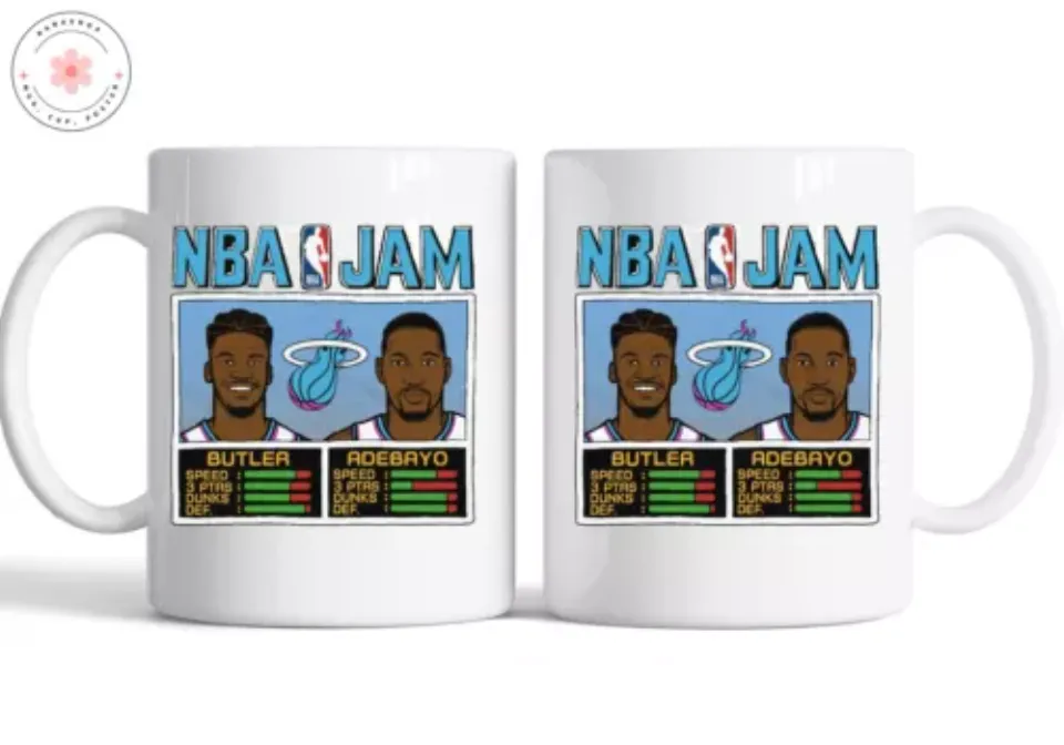 Jimmy Butler And Bam Ado Original Vice NBA Jam Mug
