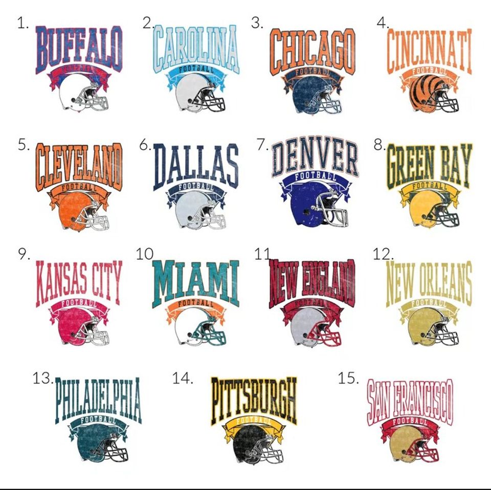 Custom football Vintage football Gildan sweatshirt football pullover city football retro sweatshirt unisex football crewneck Viral tiktok football sweater
