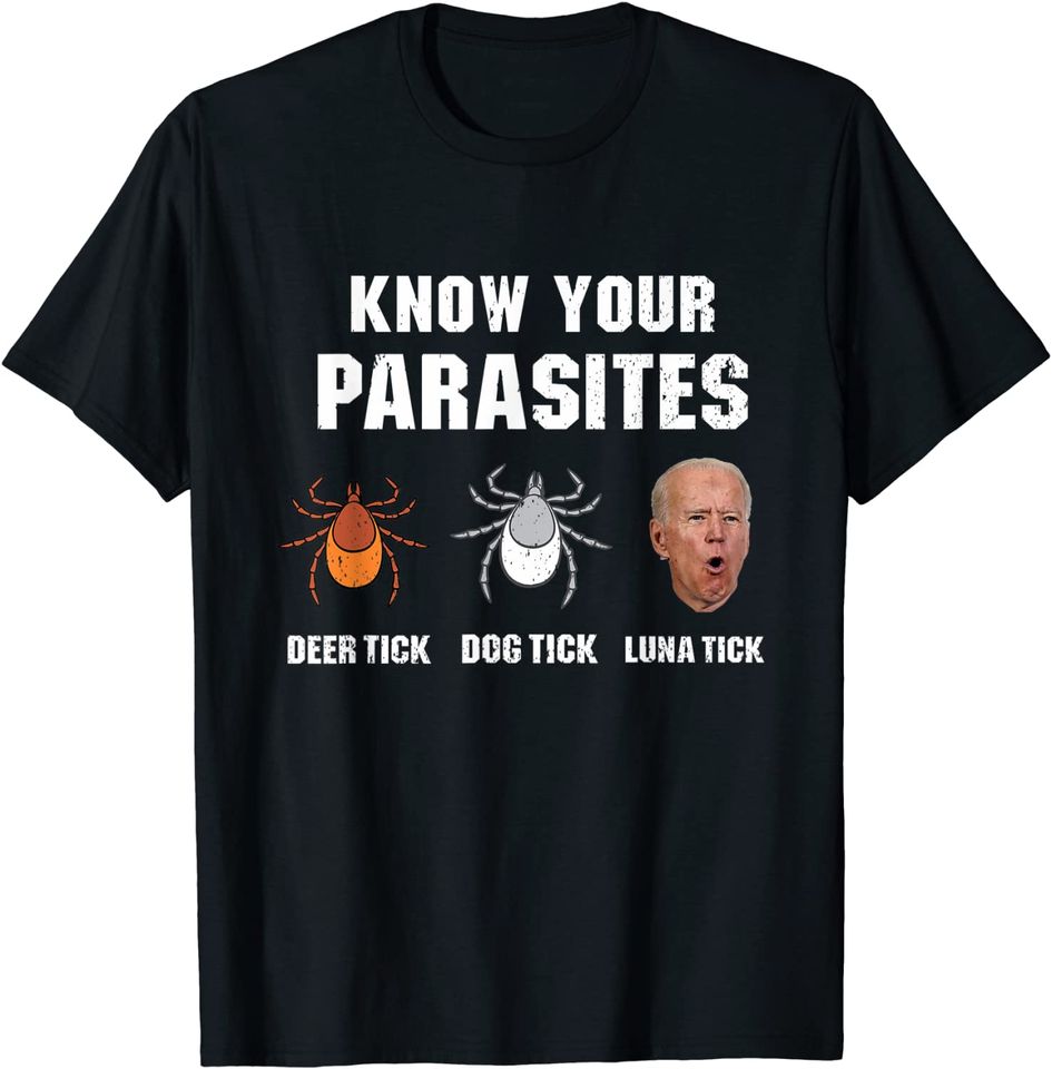 Know Your Parasites Anti Joe Biden T Shirt