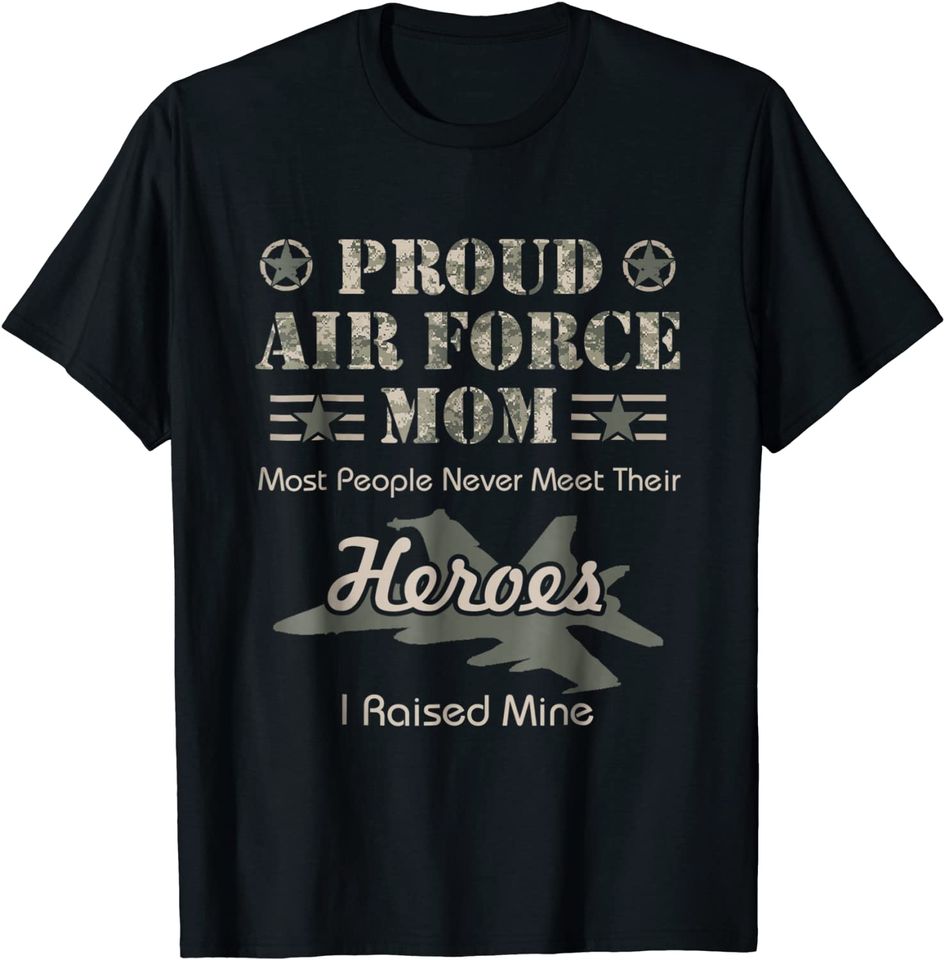 Proud Air Force Mom T Shirt