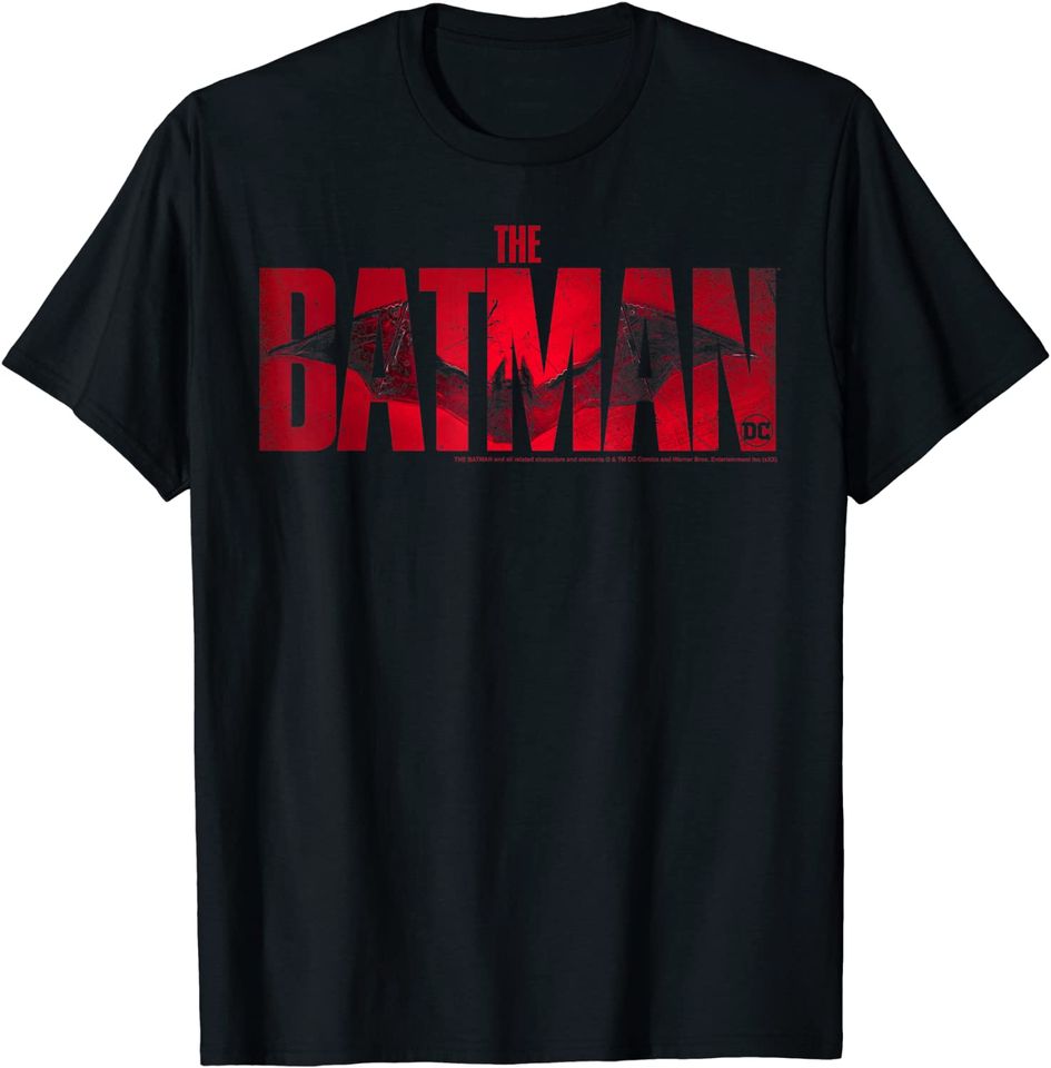 DC Fandome The Batman Red Logo T Shirt