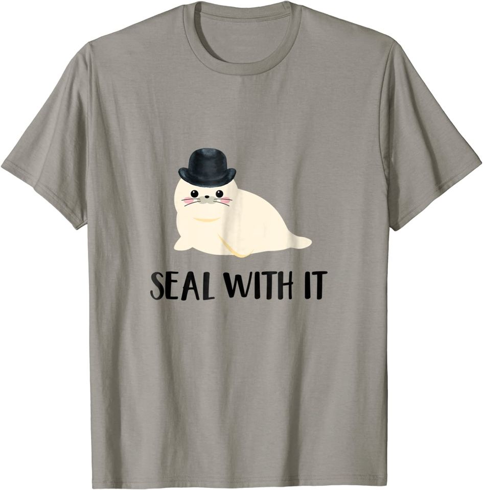 White Sea Lion T-Shirt Seal With It T Shirt