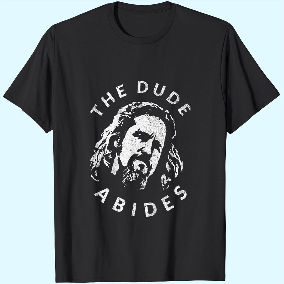 The Big Lebowski The Dude Abides  Unisex Tshirt