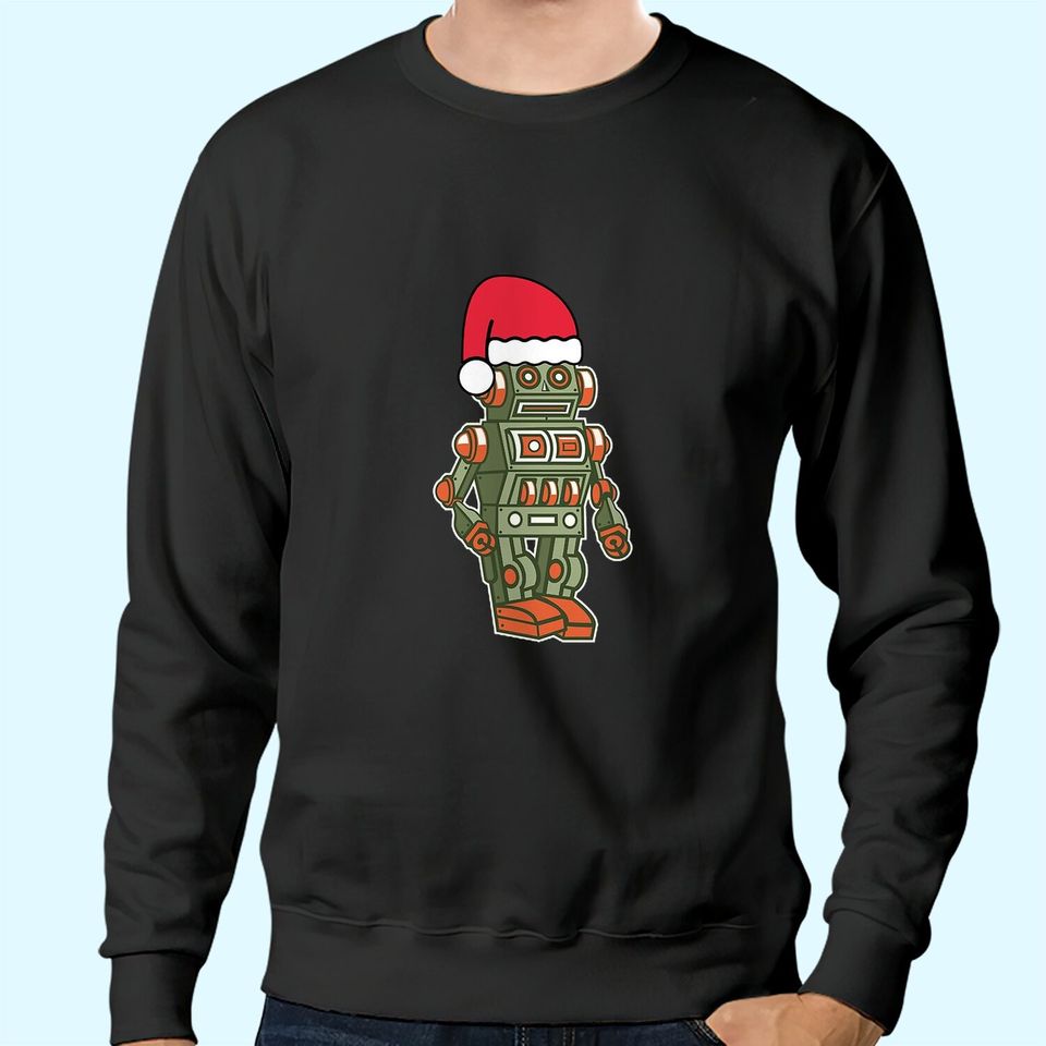 Santa Robot Essential Christmas Sweatshirts
