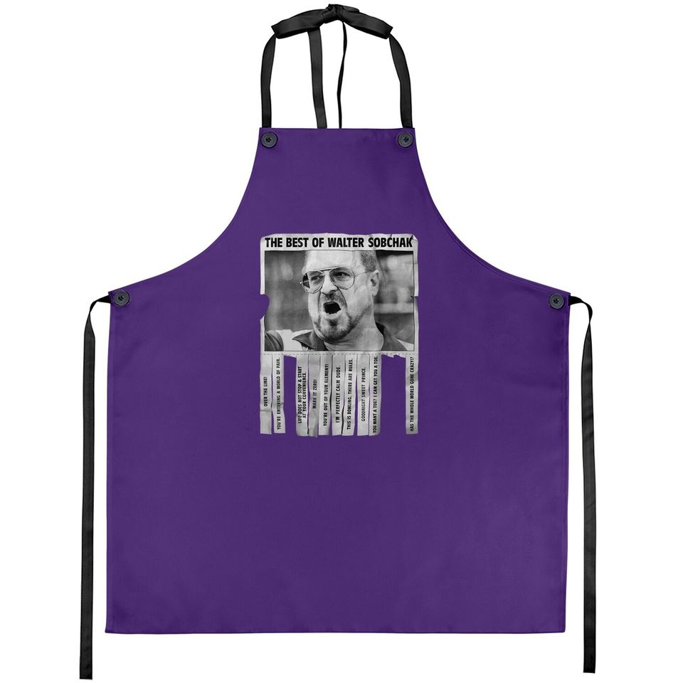The Big Lebowski Walter Best Of Quotes Flyer Apron