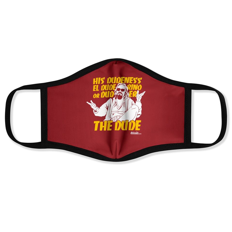 The Big Lebowski The Dude  face Mask