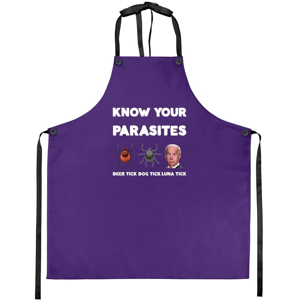 Know Your Parasites  anti Joe Biden Sucks Political Apron