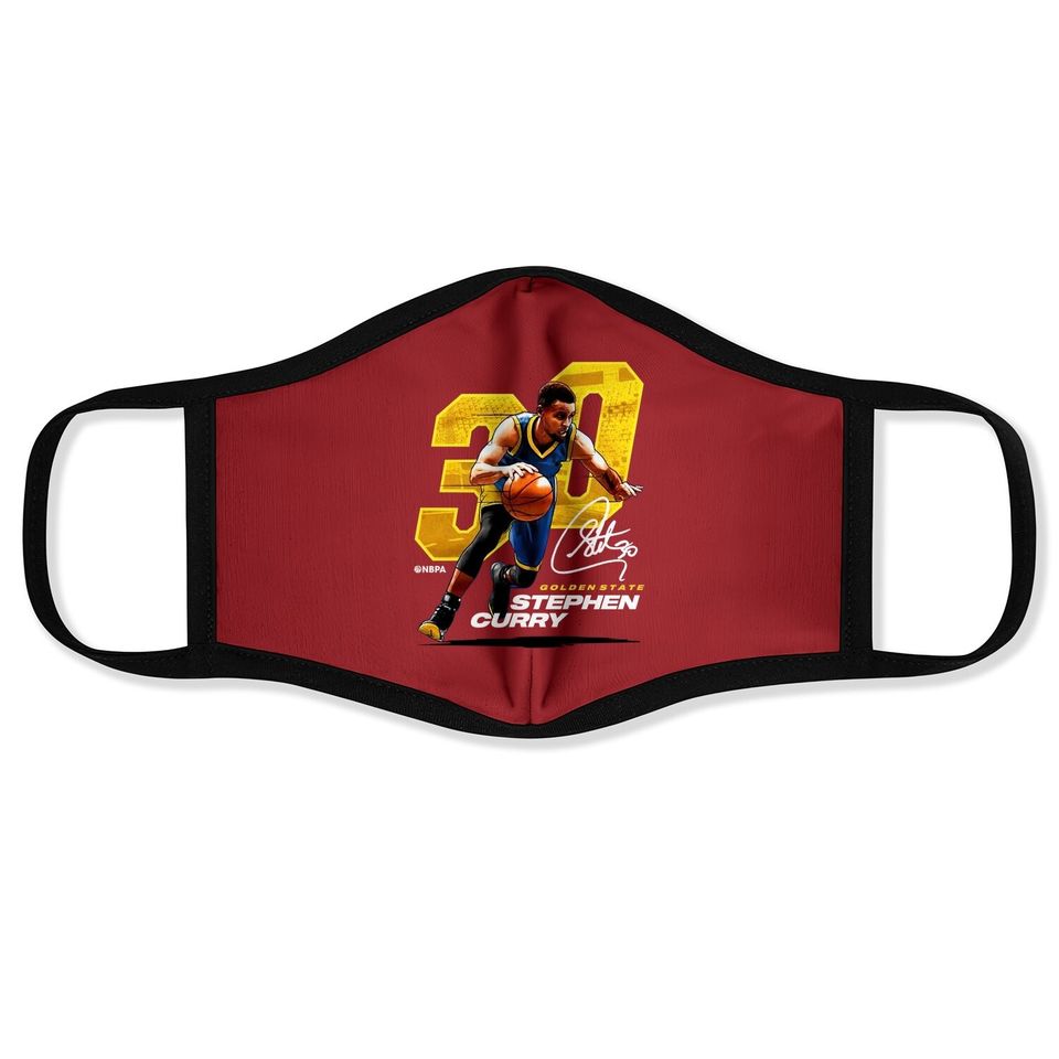 500 Level Steph Curry Golden State Basketball Face Mask